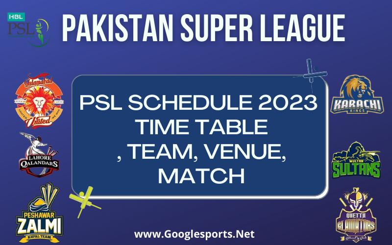 Pakistan  Super League PSL Draft, PSl Squad , PSL Schedule, PSL Points Table Latest Updates